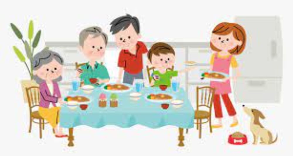 Clip Art Family Dinner Clipart - Transparent Family Dinner Clipart, HD Png  Download , Transparent Png Image - PNGitem